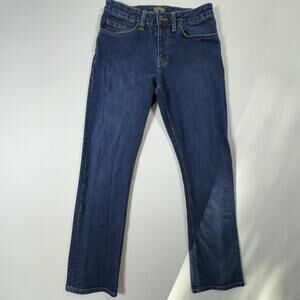 Tecovas Ranch Wear Straight Jeans Dark Blue 30x30 Western Denim